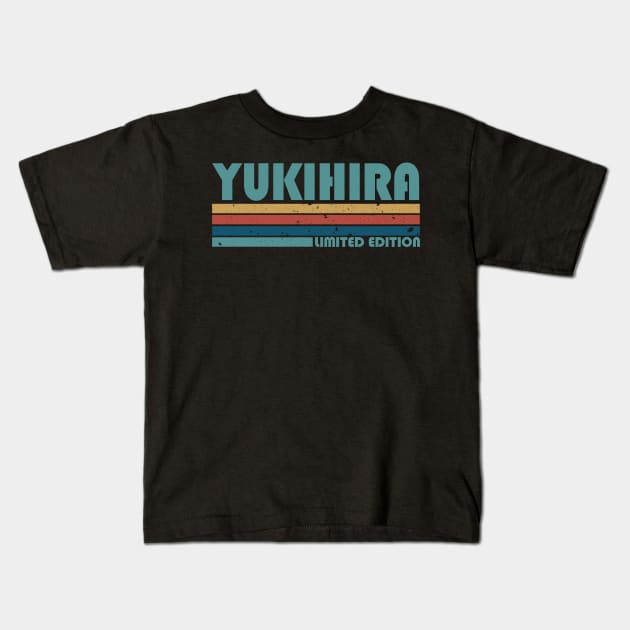 Proud Limited Edition Yukihira Name Personalized Retro Styles Kids T-Shirt by Kisos Thass